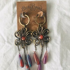 NWT Lucky Statement Earrings